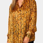 Buddy Love • Portia Button-Up Blouse in Snake Charmer Photo 0