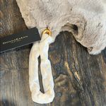 Donna Karan Lawrence Faux Fur Wristlet with Gold Chain Photo 5