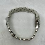 Women’s USA flag dial watch vintage silver tone quartz rotating bezel running Photo 7