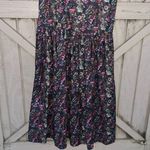 Vintage floral sleeveless jumper dress • possibly handmade • 90s • Teachercore Photo 5