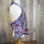 Kona Sol  Size L(12-14) Bathing Suit Top With Padded Bra With Ties Multic… Photo 3