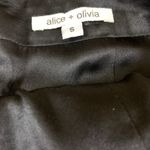 Alice + Olivia  S Black Strapless Metallic Mini Dress Party Cocktail Glam Photo 4