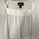 Women’s White Cotton Casual Summer Pullover Short Sleeve Size M Blouse Top Size M Photo 3