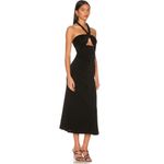 MISHA Lydia Midi Dress In Black Size 2 Photo 4