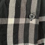 Woolrich 031  Plaid Lightweight Button Down Flannel Black White Photo 1