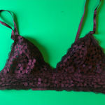 ASOS ❤️ Monki Maroon Burgundy Lace bralette Photo 0