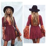 Free People  Once Upon a Summertime Romper boho whimsical artsy size Photo 6