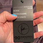 90 Degrees by Reflex 90 Degree By Reflex Womens High Waist Purple Metallic Faux Leather Legging, Small Photo 3