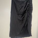 Japna  Black Ruched Pencil Skirt Photo 2
