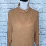 American Eagle women oversize XS/S mock turtleneck knit drop shoulder sweater Photo 2