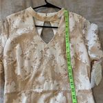 Altar'd State Altar’d State Ivory Floral Lace Dress Photo 12