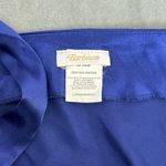 Vintage Barbizon Blue Satin Chemise Slip Dress Size Large Shiny Silky Nighty Photo 8