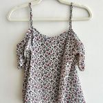 Don't Ask Why Don’t Ask Why Floral Print Cold Shoulder Flowy Women's Top, One Size Photo 10