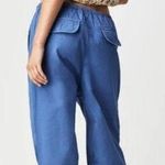 Free People New Light Parachute Pants Riverside Blue Size Small Oversized NWOT Photo 1