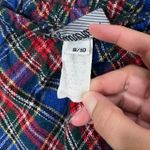 Requirements Vintage  Plaid Midi Skirt Size 9/10 Blue Red Green Elastic Waist Photo 5