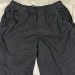 ZARA  - Loose Fit Parachute Pants in Black Photo 1