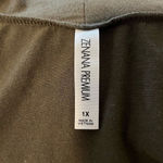 Zenana Outfitters Premium Long Sleeve Olive Open Cardigan Sweater V2 53025 Photo 2