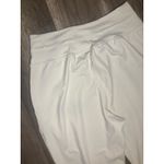 Old Navy Active Powersoft Jogger Pants L Cream High Rise Pockets Ribbed Co Dry Photo 6