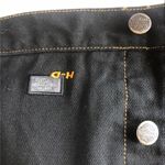 Harley Davidson vintage denim black jacket Ladies cotton size small Photo 8