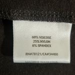 Eileen Fisher Dark Brown Straight Skirt Size Small Brown Knit Skirt Photo 4