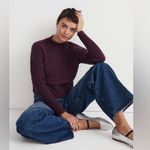 Madewell  mock neck  crop sweater Photo 0