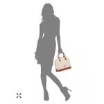 Dooney & Bourke VTG  Zip Pebble Grain Leather Dome Satchel Top Handle Bag Black Photo 1