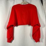 Athleta Terry Super Cropped Dolman in Cardinal Red Small Photo 4