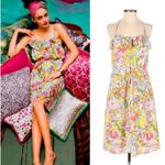 Liberty of London x Target Collab Retro Print Floral Halter Dress Size Large Yellow Photo 1