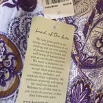 Band of the Free Paisley Mini Dress Small NWT White Photo 8