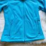 Columbia Women's Thermal Coil Zip-Up Hooded Fleece Jacket Turquoise size XS Photo 1