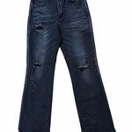 Risen Jeans Distressed Black Straight Leg Jeans Size 27 Photo 0