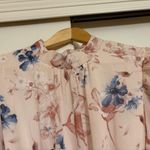 SheIn Floral Print Maxi Dress Medium Long Sleeve High Neck Modest Cottagecore Photo 1