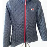 Tommy Hilfiger  Women's 3-in-1 All Weather Quilted Jacket Navy Red Accents Small Photo 0
