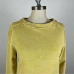 Anthropologie  Pilcro Acid Wash Yellow Sweatshirt Photo 2