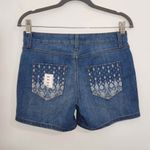Harper Jean Shorts NWOT Size 26 Small Boho Denim Shorts Blue Photo 2