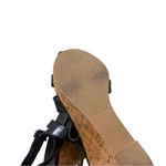Cole Haan  Black Leather Cork Wedges Size 11 Photo 9