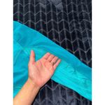 Lululemon  Women Activewear Top Blue Trail Bound 1/2 Zip Thumbholes Size 6 Photo 2