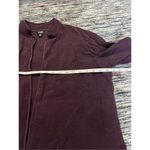 Eileen Fisher  Blazer jacket Purple Deep Plum Textured Silk open front size M Photo 7
