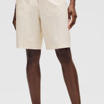 Lululemon Stretch Woven Ruffle Waist HR Short 9” in light ivory Photo 0