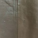 Vintage Leather Unlimited Brown Leather Pencil skirt color tobacco size large 💚 Photo 4