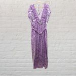Feather Find Purple Sequin Paisley Kaftan Maxi Dress NWOT Size undefined Photo 1