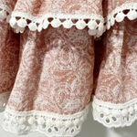 MISA Los Angeles MISA Floral Tiered Mini Skirt in Pink size Small Photo 2