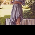 Love Shack Fancy  Gingham Asymmetrical Ruffled Sundress Photo 2