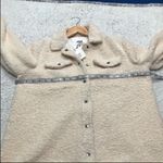 Jack by BB Dakota  Faux Sherpa Ivory Teddy Jacket Size Medium NWT‎ Photo 9