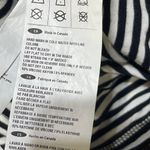 Joseph Ribcoff Side Tie Top Black White Stripe Size 2 Flutter Sleeve Photo 5