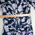 White House | Black Market New! Matte Jersey Ruched Tie-Front Midi Dress, size 6 Photo 9