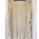 Aerie Cream Off-the-Shoulder Sweater with Loose Knit Women’s XXL Lounge Oversize Photo 6