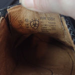 Ariat  Mendocino western tassle black leather clogs/mules size 6 Photo 4