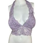 Rue 21 True by Lavender Purple Halter Bralette 2X 40D- 40DD Padded Lace NWT Photo 0