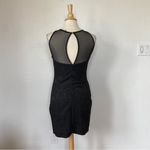 Jump Y2K Black Floral Baroque Mesh Sleeveless Cocktail Dress Photo 3